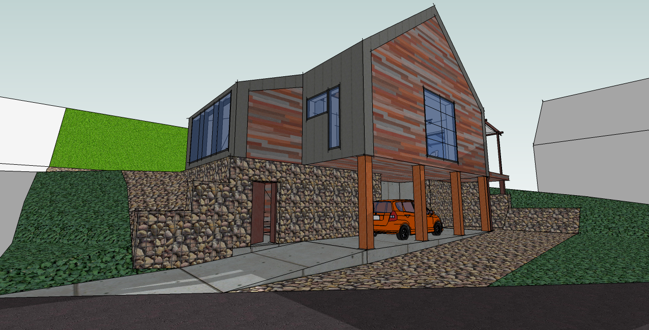 widok frontu od jeziora