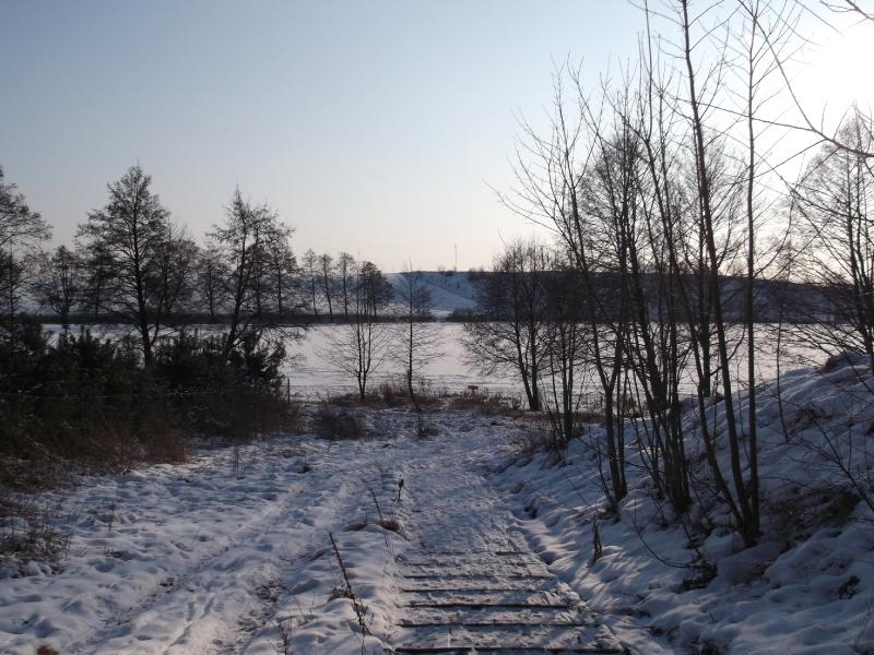 zejście do jeziora sprzed modernizacji