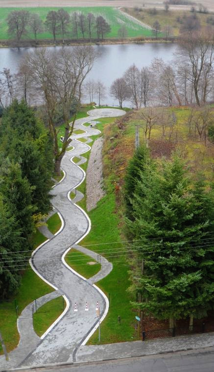 widok z wieży kościoła